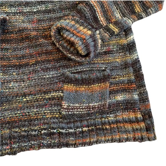 Verve Ami Boho Woven Knit Cowl Neck Sweater - Picture 2 of 6